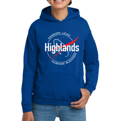 HIGHLANDS - Youth Hooded Sweatshirt  Thumbnail