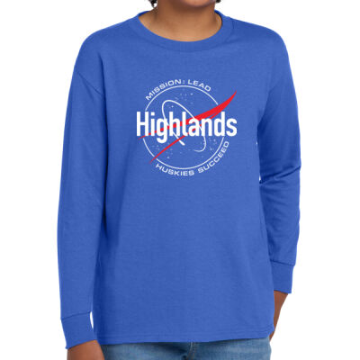 HIGHLANDS - Youth Heavy Cotton Long Sleeve Tee Thumbnail